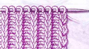 Английская резинка спицами: уроки вязания для начинающих мастериц